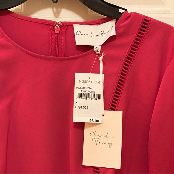 Pink Charles Henry long sleeve dress - Picture 3 of 4